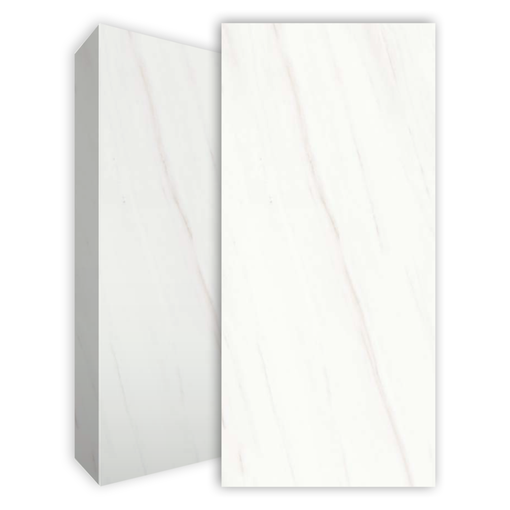 משטח למטבח LAMINAM דגם BIANCO LASA 58510 בגימור מבריק