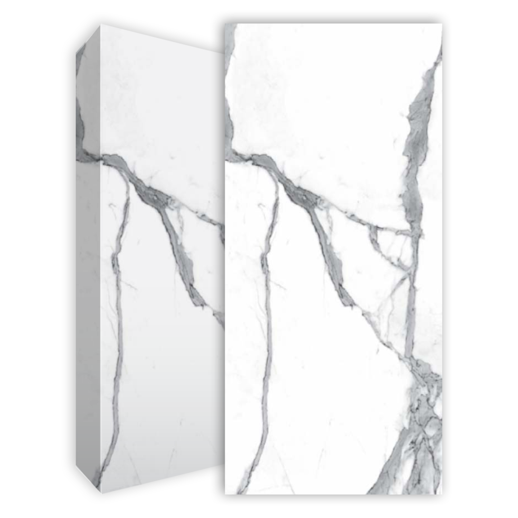 משטח למטבח LAMINAM דגם BIANCO STATUARIO ALTISSIMO 58870 בגימור מבריק
