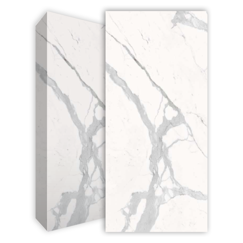 משטח למטבח LAMINAM דגם BIANCO STATUARIO VENATO 8570 בגימור סאטן