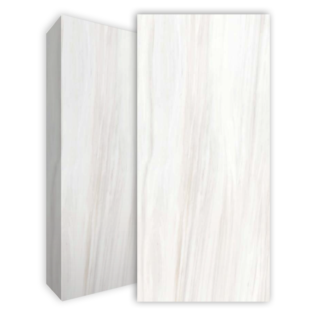 משטח למטבח FLORIM דגם Bianco Lasa בגימור מבריק