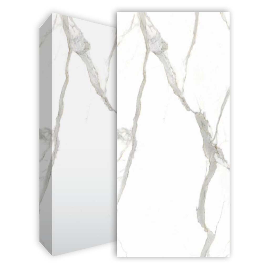 משטח למטבח LAMINAM דגם CALACATTA ORO MICHELANGELO 8835 בגימור סאטן