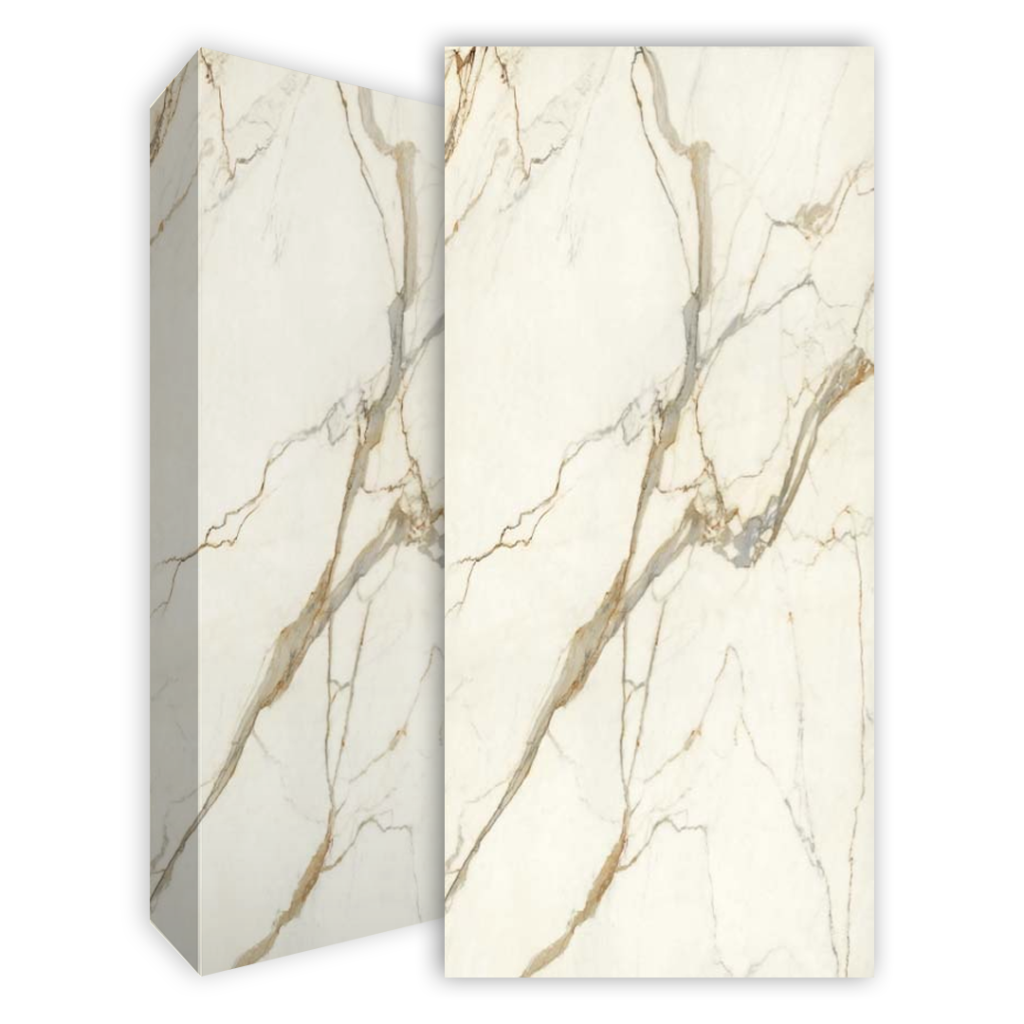 משטח למטבח ATLAS דגם Calacatta Imperiale 8036 בגימור משי