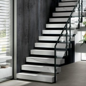 משטח למטבח INFINITY דגם Extra statuario MB04 בגימור סאטן