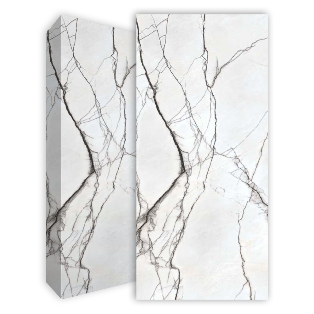 משטח למטבח FLORIM דגם Marble Breach White FM850 בגימור מט