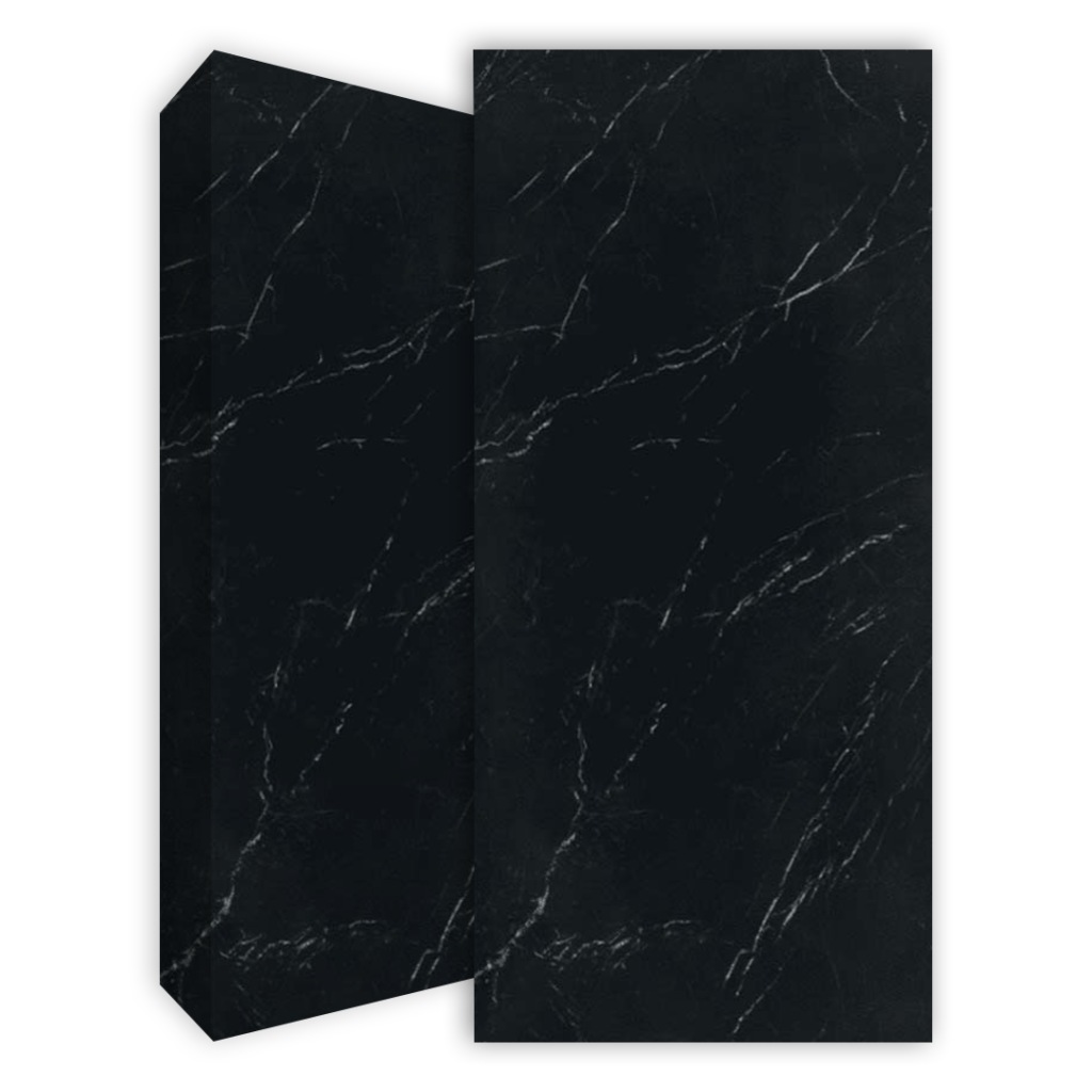 משטח למטבח LAMINAM דגם NERO MARQUINA 8895 בגימור מט
