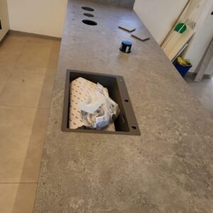 משטח למטבח ASCALE דגם Borgogna Silver 520 בגימור מט