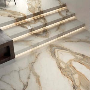 משטח למטבח INFINITY דגם Calacatta Hermitage MB17 בגימור סאטן