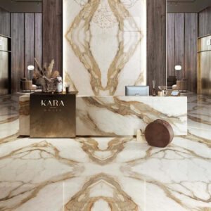 משטח למטבח INFINITY דגם Calacatta Hermitage MB17 בגימור סאטן