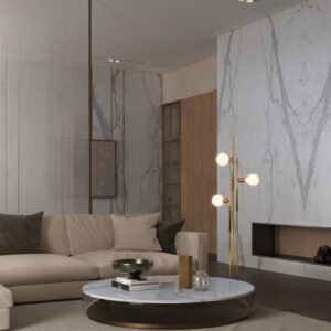 משטח למטבח INFINITY דגם Statuario Principe MB21 בגימור סאטן