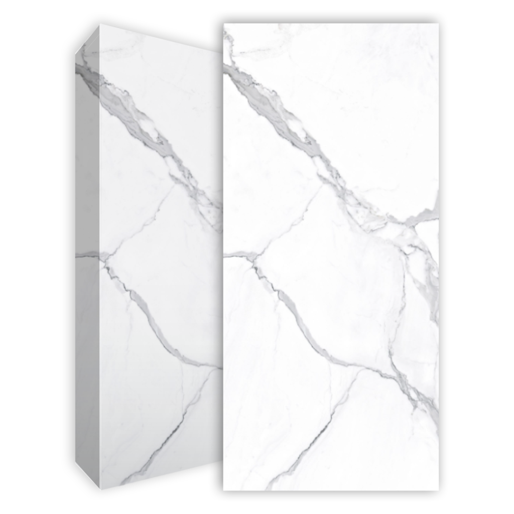משטח למטבח ASCALE דגם Alto Statuario 150 בגימור מבריק