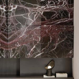 משטח למטבח INFINITY דגם Rosso Domus MB26 בגימור מבריק