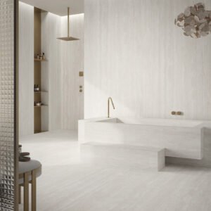 משטח למטבח INFINITY דגם Travertino Bianco SE13 בגימור מט