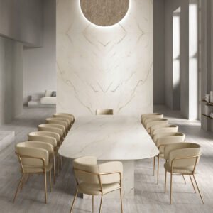 משטח למטבח INFINITY דגם Calacatta Brasile MB27 בגימור סאטן