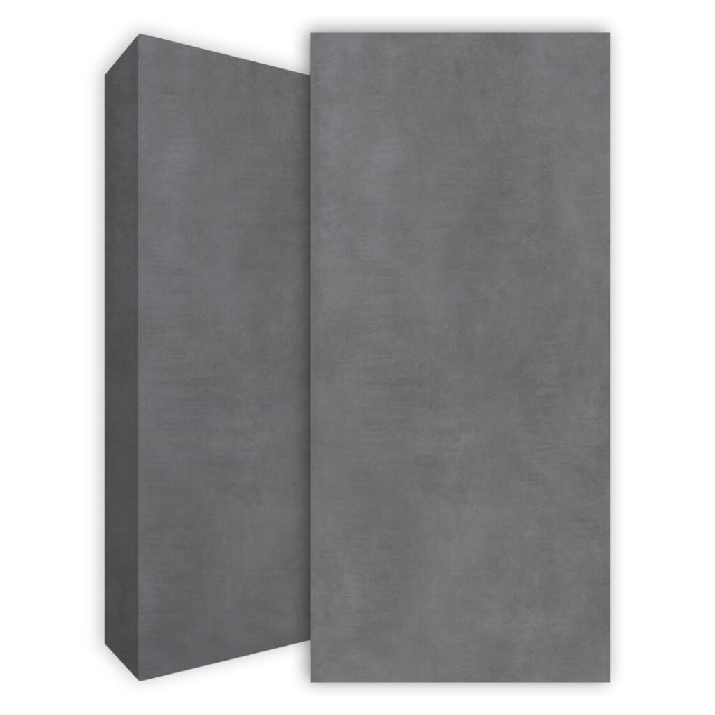 משטח למטבח POLOSTONE דגם BETON DARK בגימור משי