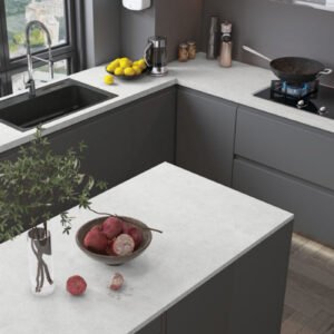 משטח למטבח POLOSTONE דגם BUXY LIGHT בגימור מט