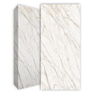 שיש למטבח פולו סטון דגם CALACATTA DELICATO מבריק