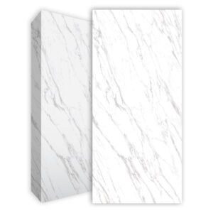 שיש למטבח פולו סטון דגם STATUARIO ELEGANTE מבריק