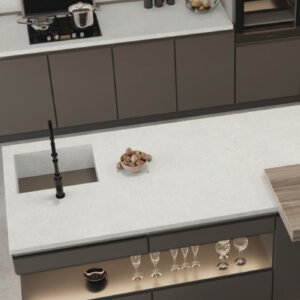 משטח למטבח POLOSTONE דגם TREND LIGHT בגימור מט