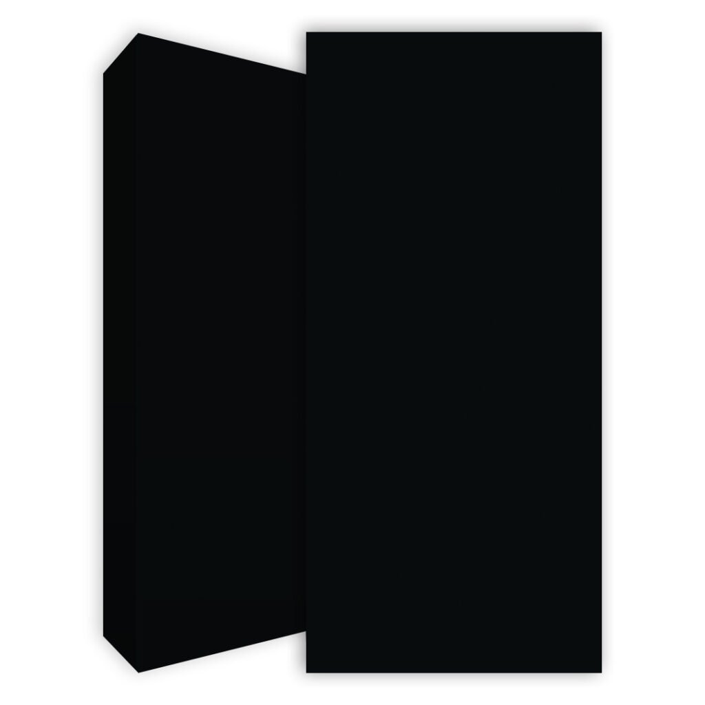 משטח למטבח POLOSTONE דגם ULTRA BLACK בגימור מט