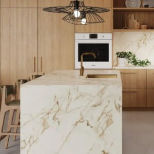 משטח למטבח אבן קיסר דגם 902 Carrari Blanco