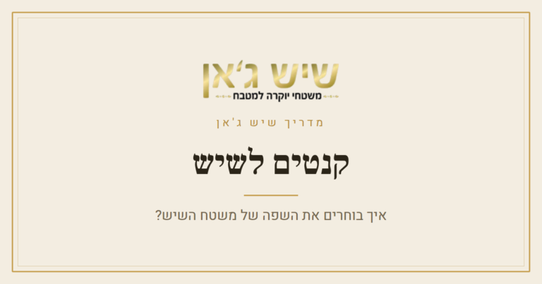 קנטים לשיש: איך בוחרים את השפה של המשטח?